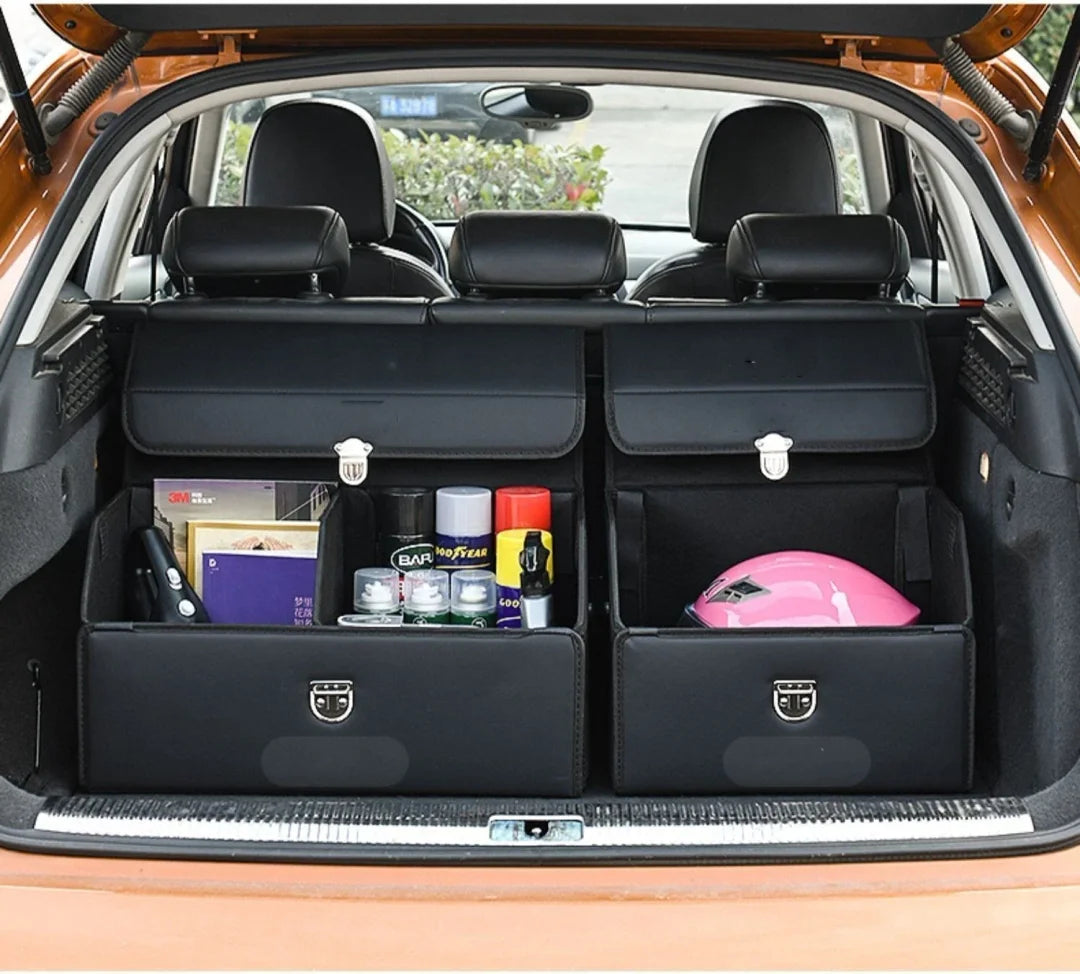 Organizador de maletero plegable de lujo