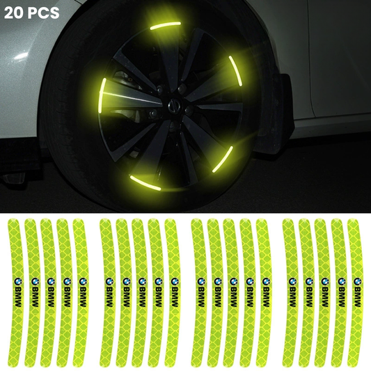 Protector de rueda iluminado 20 piezas con logotipo